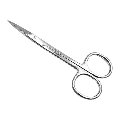 Cynamed Iris Micro Dissecting Precision Lab Scissors, Fine Point Straight - Perfect for Doctors, Nurses, EMS, Students, Education &amp; Training and More (Pack of 5)