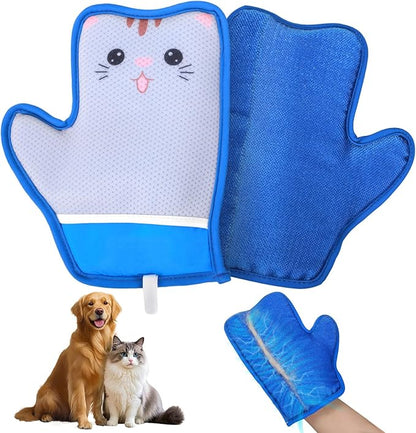 Pet Hair Removal Glove - Electrostatic Gloves for Pet Hair, Portable &amp; Reusable Dog &amp; Cat Fur Remover Tool for Couch, Clothes, Furniture, Carpet, and Car Seats,1 PCS