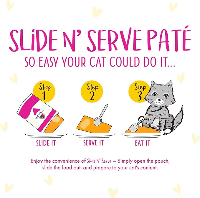 B.F.F. PLAY - Best Feline Friend Paté Lovers, Aw Yeah!, Chicken &amp; Duck Destiny with Chicken &amp; Lamb, 3oz Pouch (Pack of 12)