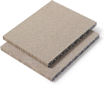 Hide &amp; Scratch: Cat Scratcher Pad Pack; Cat Scratch Pad Refills for Hide &amp; Scratch Scratcher Box (2 Pack)