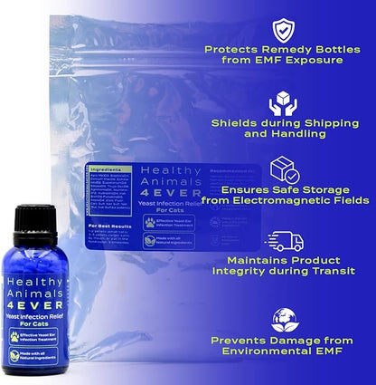 HA4E - Cat Yeast Protection - Homeopathic Support for Yeast Infections - All-Natural Preventive Care for Skin &amp; Ear Health - 300 Tablets