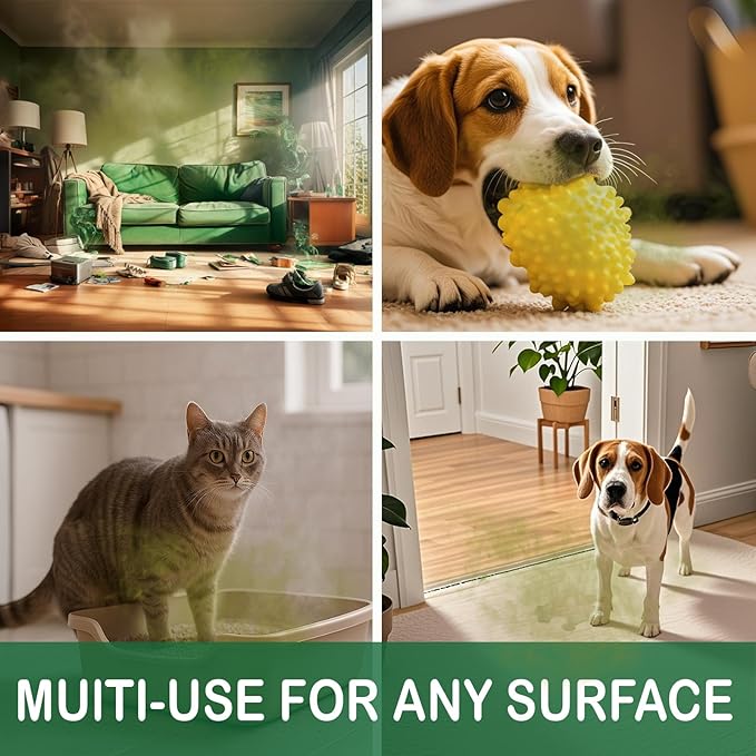 House of Zest FreshAir Home&amp;Pets – Eliminate household odors,from trash,laundry,bathroom/diaper stink,and pet funk.Chemical Free,made with plant-based ingredients, with light citrus scent.2pk 32fl oz