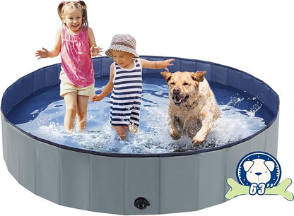 Foldable Dog Bath Swimming Pool 63&
