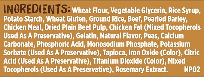 Nutrish Rachael Ray Soup Bones Dog Treats, Beef &amp; Barley Flavor, 6 Bones (Pack of 2)