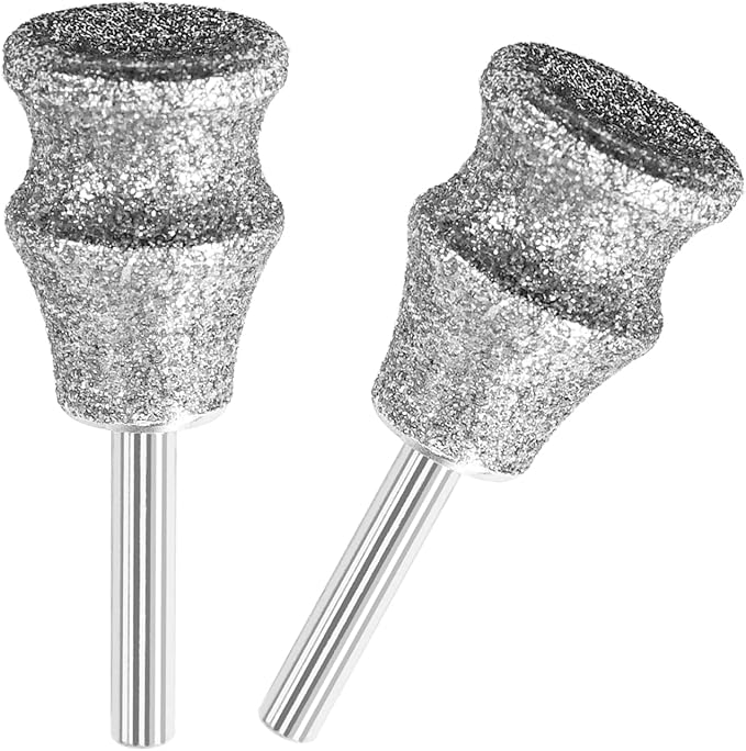 Diamond Dremel Nail Grinder Bits for Pets, Diamond Pet Nail Grinder Wheel can Perfect Work with Dremel Sanding Drums for Large Dogs &amp; Small Dogs &amp; Animal Nail Care,80 Grit Home Grinder Tools