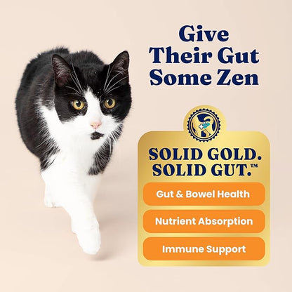 Solid Gold High Protein Dry Cat Food - Grain Free &amp; Gluten Free Chicken Cat Dry Food w/Probiotics for Gut Health &amp; Digestion - High Fiber &amp; Omega 3 - Low Carb Superfood Kibble for Cats All Ages - 3LB