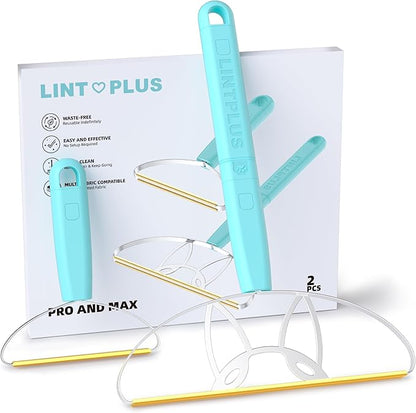 Flex MAX &amp; Pro Pet Hair Remover Kit by LINTPLUS - Dog &amp; Cat Hair Removal Tool for Furniture, Carpets, Rugs &amp; Couches - Easy to Use, Reusable Carpet Scraper for Pet Hair