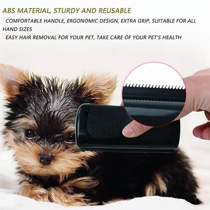 Deshedding Brush - Dog Brush for Shedding &amp; Pet Hair Removal Tool, Double Sided Grooming Brush - Dog &amp; Cat Grooming Supplies for Long Short Hair
