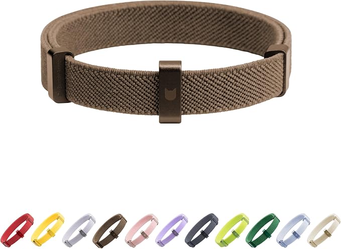 Safety Cat Collar - U.S. IDA Gold Awarding Design, Stretch Elastic Quick Release, Non Breakaway - Light Weight for Kitten, Neck Fit 5.9&