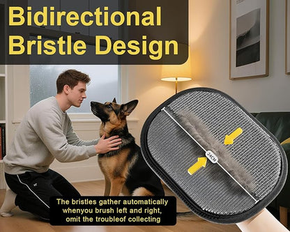 2Pcs Electrostatic Gloves Pet Hair Removal, Reusable Cat &amp; Dog Hair Remover for Couch, Furniture, Carpet, Curtain, Upgraded Animal Fur Removal Tool, Cat Grooming Gloves
