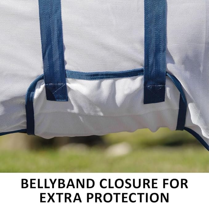 Schneiders Soft Interlock Mesh II Horse Fly Sheets | Superior UV &amp; Insect Protection | Versatile Euro Fit Option | Reflective Safety Design