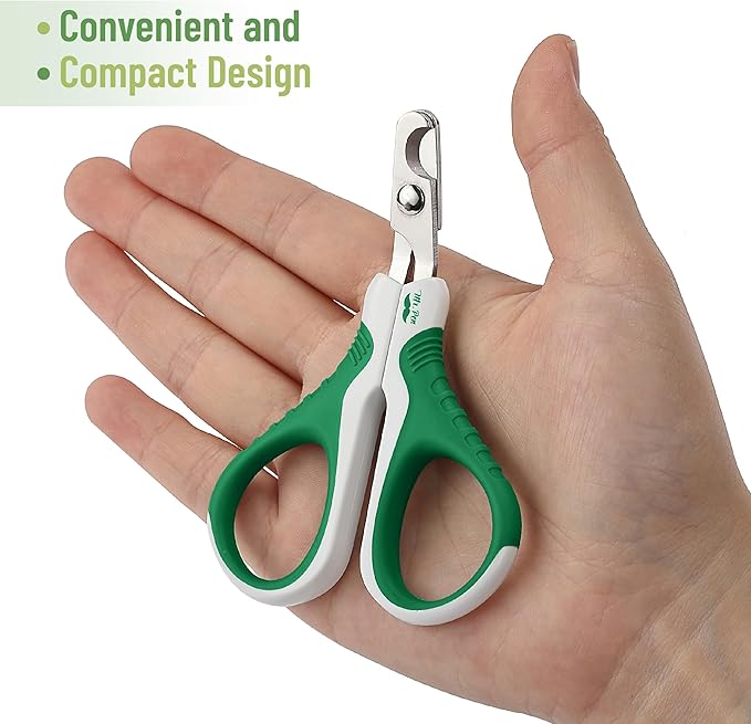 Mr. Pen Cat Nail Trimmer - Green &amp; White, Cat &amp; Kitten Nail Clipper, Pet Claw Trimmer for Small Dogs