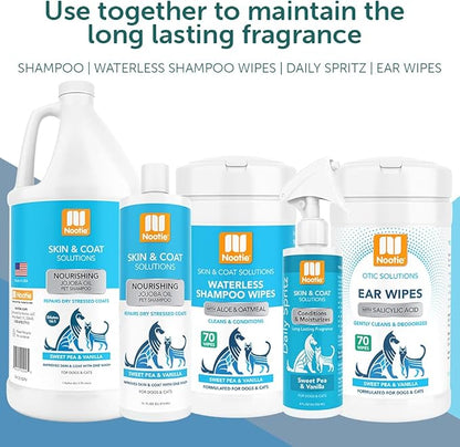 Nootie - Pet Shampoo for Sensitive Skin - Revitalizes Dry Skin &amp; Coat - Natural Ingredients - Gentle Dog Shampoo - Cleans &amp; Conditions