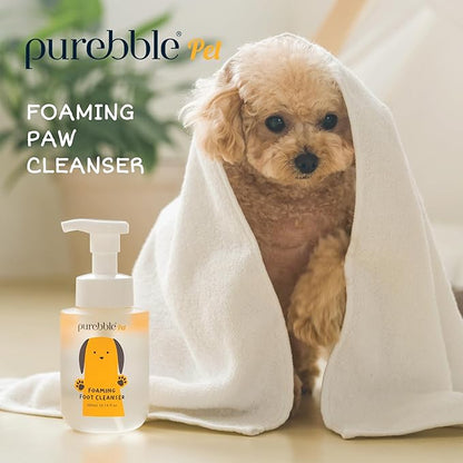 Pet Foaming Foot Paw Cleanser | Designed for All Types of Paw Washers | Dog Cleaning Supplies | Nourishing, Softening, Calming, Itch Reducing for Dog Paws | 300ml / 10.14 fl oz