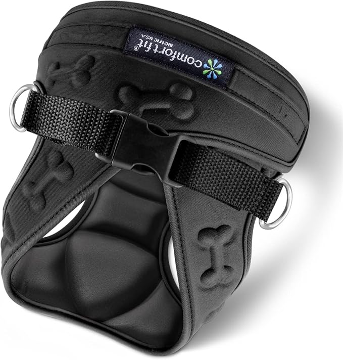 Comfort Fit Dog Harness No Pull No Escape Harness Adjustable Buckles Soft Padded Reflective Choke Step in Dog Vest with Easy Control Handle for Small Medium Large Dogs &amp; Puppies