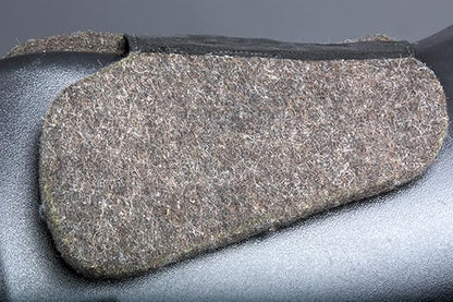 HILASON Western Wool Felt Horse Saddle Pad W/Distressed Wear Leather Made in USA | for Horses
