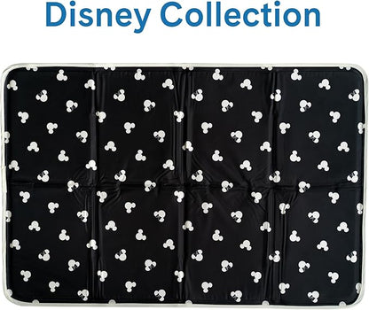 The Green Pet Shop Cool Pet Pad - Large, Disney’s Mickey &amp; Minnie Mouse - Self-Cooling, Pressure Activated Mat for Dogs &amp; Cats from 46-80 lbs - Non-Toxic Gel, No Water Needed