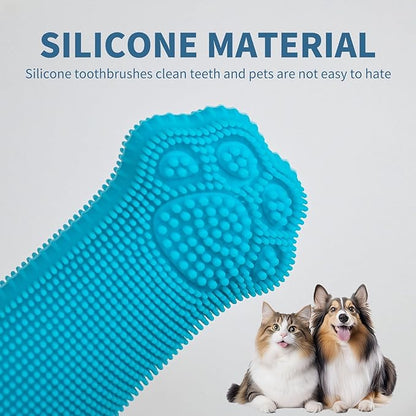 Hera Harmony Finger Toothbrush for Small Dogs, Cats &amp; Puppies, Soft Silicone, 3 Pack