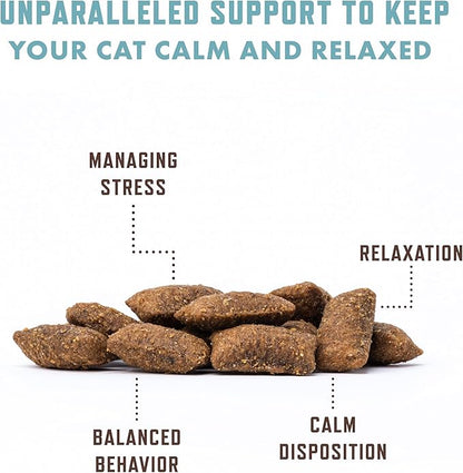 Rocco &amp; Roxie Cat Calming Treats with Melatonin for Cats, Stress and Anxiety Relief, Keep Calm for Grooming, Travel, or Vet Visits, Aid Sleep with Organic Ashwagandha and GABA, Chicken Flavored Chews