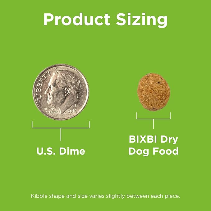 BIXBI Rawbble Dry Dog Food, Pork, 24 lbs - USA Made with Fresh Meat - No Meat Meal &amp; No Corn, Soy or Wheat - Freeze Dried Raw Coated Dog Food - Minimally Processed for Superior Digestibility