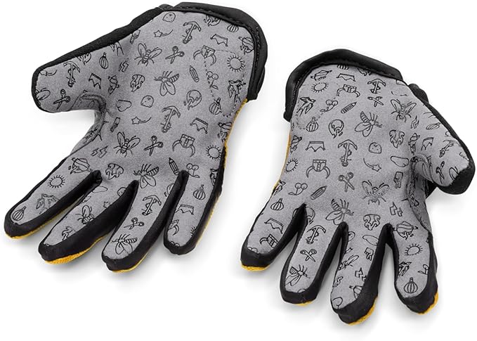 woom TENS Bike Gloves, Child’s &amp; Youth Bicycle Full Finger Protection with Grip for Road Cycling &amp; Mountain Biking (Boys &amp; Girls)
