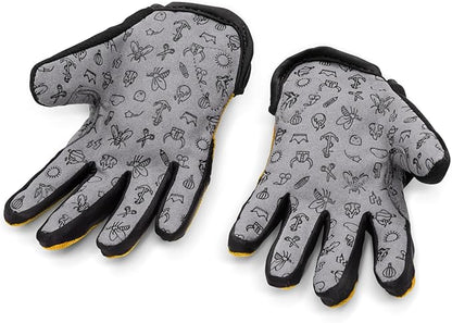 woom TENS Bike Gloves, Child’s &amp; Youth Bicycle Full Finger Protection with Grip for Road Cycling &amp; Mountain Biking (Boys &amp; Girls)