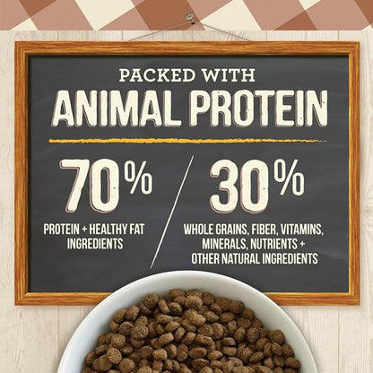 Merrick Purrfect Bistro Premium Healthy Grains Dry Cat Food For Adult Cats, Real Chicken And Brown Rice Recipe - 4.0 lb. Bag