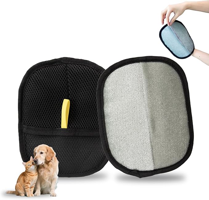 Pet Hair Removal Glove for Cats &amp; Dogs, Reusable Cat Dog Electrostatic Hair Remover, Efficient Grooming Gloves for Pet Hair, Pet Hair Removal Glove for Couch, Furniture, Carpet, Curtain (1 Pcs)