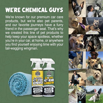 Ghosted Pet Odor Eliminator, Refresh Your Home, Car, Office, &amp; More, from Chemical Guys (32 Fl Oz) - Fresh Citrus Scent - PCS10232