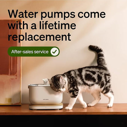 PETLIBRO Replacement Wireless Pump for Cat Water Fountain PLWF005/PLWF115/PLWF105, Cleaning, Super Quiet Pump for Pet Water Fountain Dog Dispenser