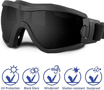 Small Dog Sunglasses with Adjustable Strap UV Protection, Winproof Puppy Sunglasses, Suitable for Dogs Eyes Protection，Soft Dog Goggles