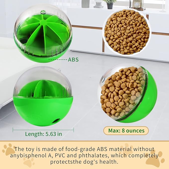 Treat Dispensing Dog Toys - Interactive Puzzle &amp; Slow Feeder Ball for Small, Medium &amp; Large Dogs