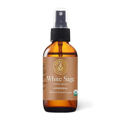 Aromatics International White Sage Hydrosol 100ml | Purifying Aromatic Spray for Spaces &amp; Rituals