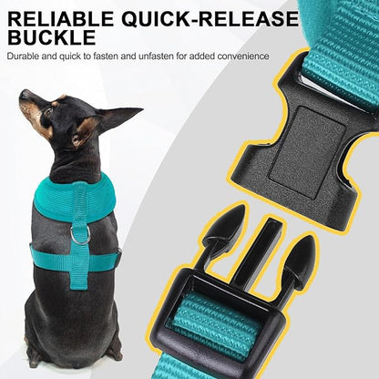 BINGPET No Pull Dog Harness,All Weather Mesh Step-in Vest Harness for Small Dogs,Breathable Mesh Puppy &amp; Cat Harness