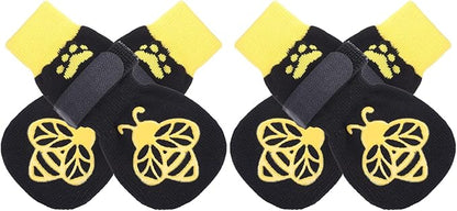 EXPAWLORER Anti Slip Dog Socks to Prevent Licking Paws, Dog Shoes for Hot Pavement, Dog Booties for Small Medium Large Senior Dogs, Traction Control Dog Boots &amp; Paw Protectors for Hardwood Floors