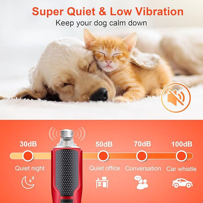 Dog Nail Grinder 7-Speed &amp; 360° LED Light, Professional Pet Nail Grinder for Dogs and Cats, Electric Dog Nail Trimmer Painless Paws Grooming &amp; Smoothing Tool for Large Medium Small Dogs Cats Pets