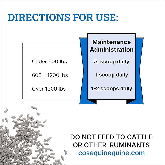 Nutramax Laboratories Cosequin ASU Joint &amp; Hoof Pellets Joint Health Supplement for Horses - Pellets with Glucosamine, Chondroitin, MSM, and Biotin, 1200 Grams