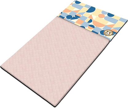 GuineaDad Premium Liner – Fleece Guinea Pig Cage Liner – Ultra-Plush Reusable Fleece Bedding with Waterproof Bottom – (Cotton Candy)