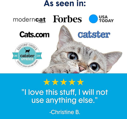 Boxie® Unscented 30 Day Odour Control Clumping Clay Cat &amp; Kitty Litter 28 lb, 99.9% Dust-Free, Hard Flat Top® Clumps, No Fragrances No Fillers, Long-Lasting, Easy to Scoop