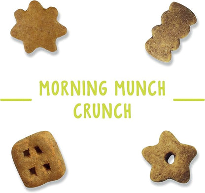 Purina Friskies Party Mix Cat Treats, Morning Munch Crunch with Egg, Bacon &amp; Cheese Flavors, Crunchy &amp; Bite-Sized Cat Treats, 2.1 OZ Pouch (Pack of 3)