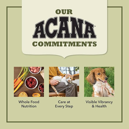 ACANA Highest Protein Meadowlands Grain-Free Dry Cat Food, Free-Run Chicken and Turkey and Chicken Liver Cat Food Recipe, 4lb