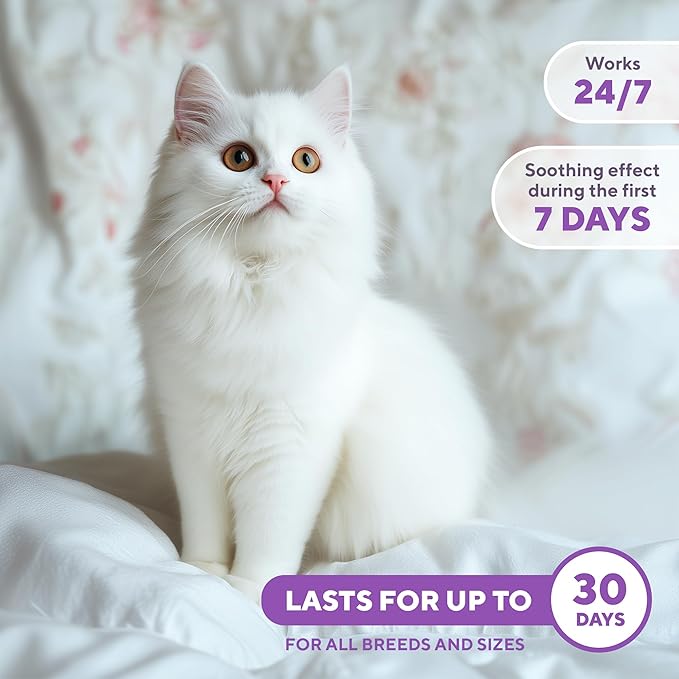 Beloved Pets Calming Pheromone Spray &amp; Scratch Repellent for Cats - Reduces Scratching Furniture, Pee - During Travel, Fireworks, Thunder, Vet Zone - Helps with Stress, Fighting, Hiding (50 ml)