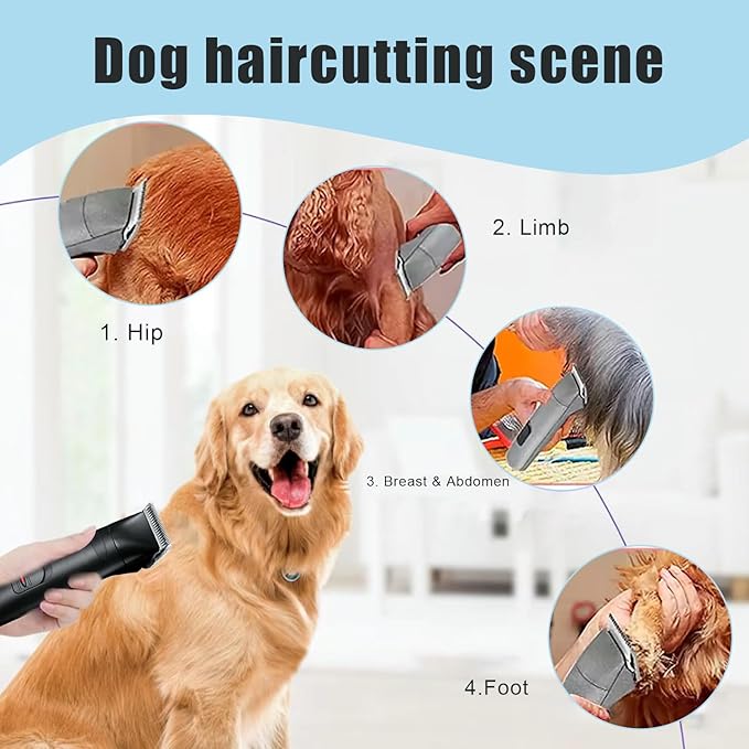 2PCS 10 Blades Dog Grooming Blades Compatible with Andis,Oster A5,Wahl km10 Dog Clippers,Size-