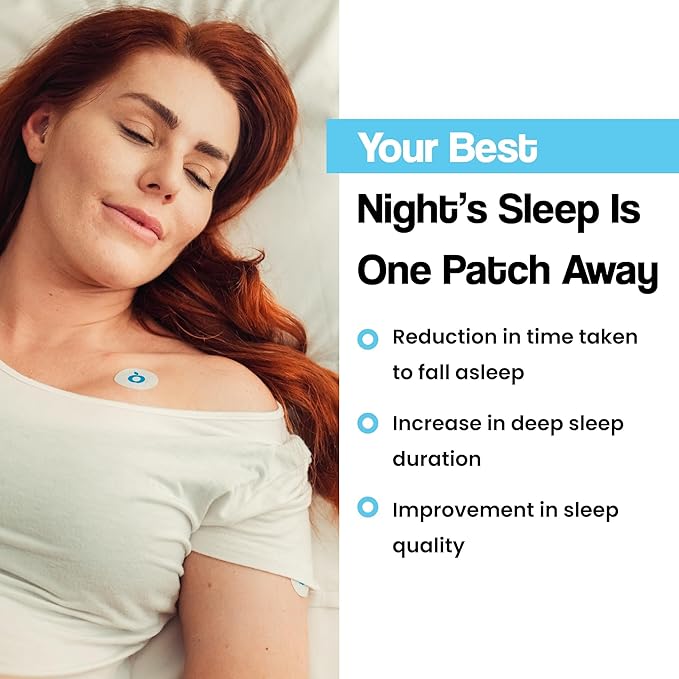 Natural DEEP Sleep Patches for Adults | 5X Extra Strength Sleep Patch: 8-Hour Time-Release Formula | Sleepy Stickers with Ashwagandha, Magnesium, Passionflower, Valerian Root, Lemon Balm &amp; Chamomile
