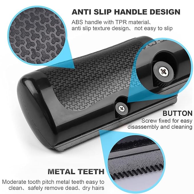 Pets Shedding &amp; Grooming Tools, Deshedding Dog Brush for Shedding- Upgrade Cats, Dogs, Rabbits, Horses, Ergonomic Hair Removal Brushs