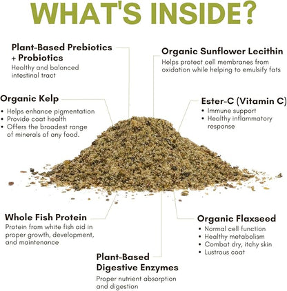 Wholistic Pet Organics Equine Complete: Horse Multivitamin for Total Body Health - Horse Supplement with Vitamins, Minerals, Prebiotics, Probiotics, Antioxidants and More - 4 Lb