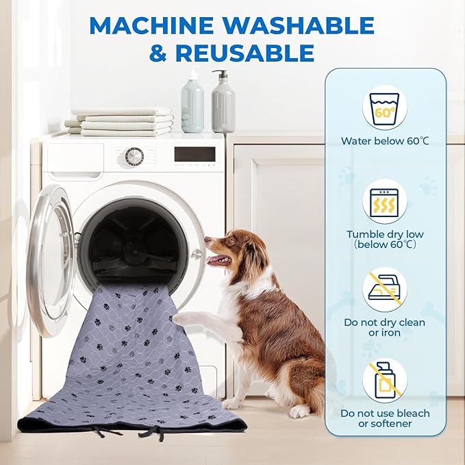 Fostanfly Washable Dog Pee Pads Extra Large 72&