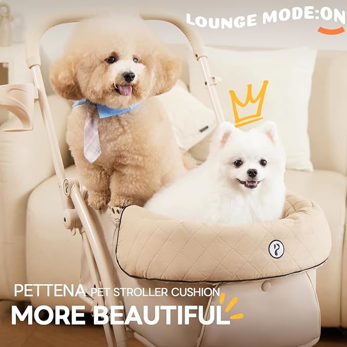 Pet Stroller Cushion for Dogs &amp; Cats, Dog Stroller Mat, Ideal Accessories for Comfortable Rides