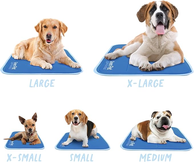 The Green Pet Shop Cool Pet Pad - Medium, Disney’s Stitch - Self-Cooling, Pressure Activated Mat for Dogs &amp; Cats from 21-45 lbs - Non-Toxic Gel, No Water Needed
