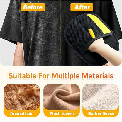 Pet Hair Removal Glove for Cats &amp; Dogs, Electrostatic Gloves Pet Hair, Cat Grooming Gloves for Hairs Removal, for Couch, Clothes, Car, Carpet, Bed, Furniture (2Pcs)